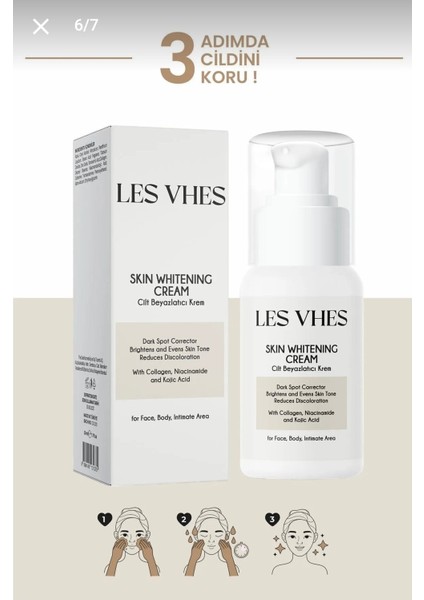 Cilt Beyazlatıcı Aydınlatıcı Glutatyonlu Leke Karşıtı Krem Genital Bölge Koltuk Altı Dirsek 50ML