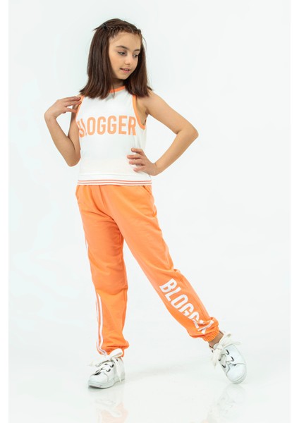 Kız Çocuk Crop Model Alt-Üst Takım-10-13 Yaş