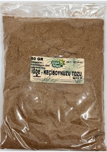 Iğde Çekirdeği ve Keçi Boynuzu Tozu 100 gr