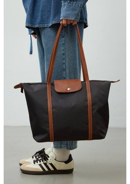 Mari Medıum Shopper Çanta Acı Kahve