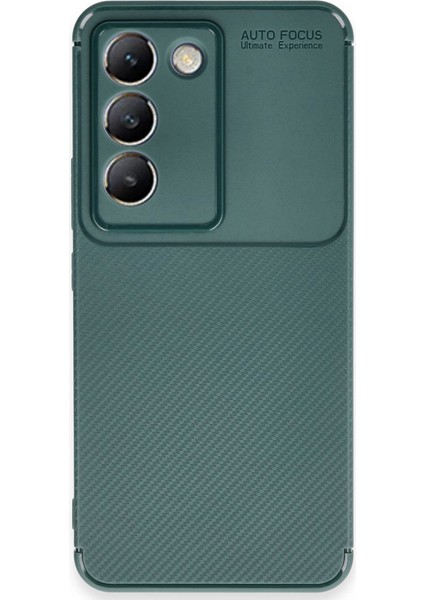 Vivo V30 Lite 4g Kılıf Focus Carbon Silikon Kapak