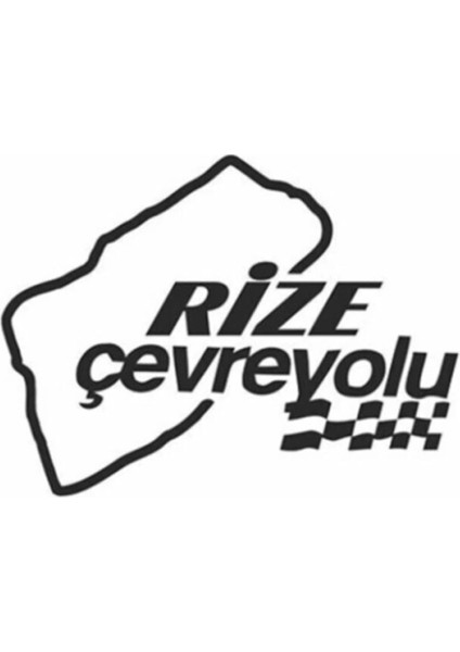 Rize Çevreyolu Sticker 12*9 cm