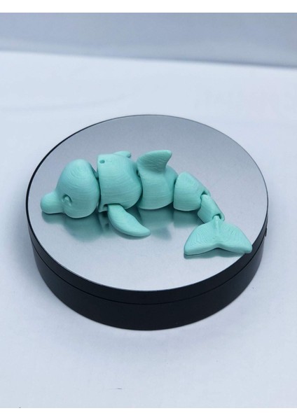 3D Hareketli Yunus Figürlü Oyuncak - Turkuaz