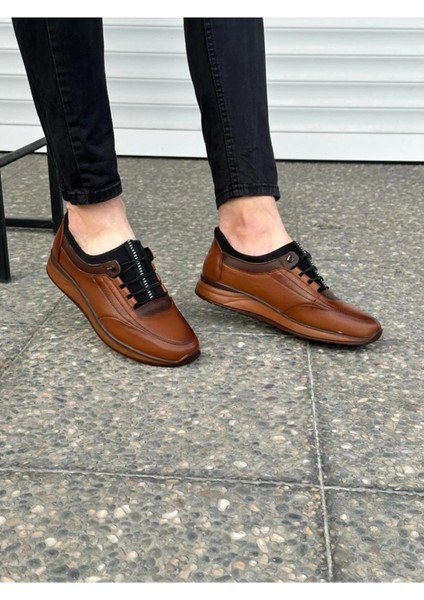 Içi Dışı Deri Erkek Rahat Günlük Süs Bağcıklı Ayakkabı fırsatları