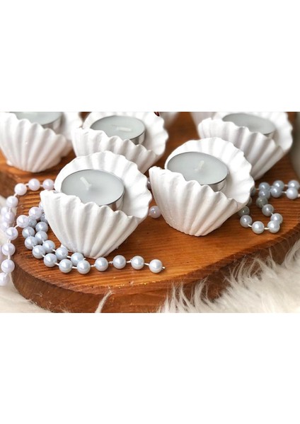 Midye Deniz Kabuğu istiridye Tealight Mumluk Silikon Kalıp K-333 indirimleri