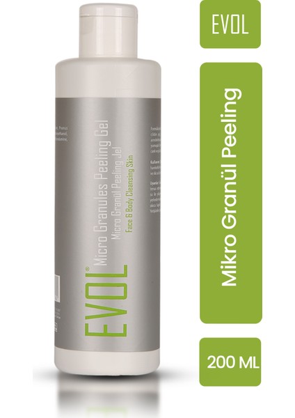 Kayısı Çekirdekli Mikrogranül Yüz, Vücut , Lazer ve Ağda Sonrası Batık Peeling 200 ml