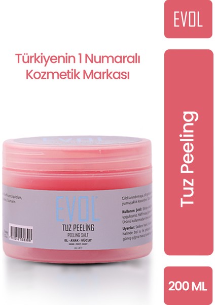 Tuz Peeling Anında Batık Karşıtı El-Vücut Peelingi Exotic Meyve Aromalı 200 ml
