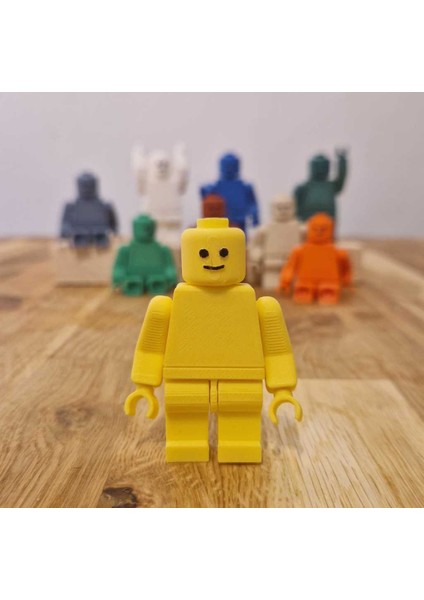 LEGO Man Figür Oyuncak 13 cm 1 Adet Istediğiniz Renk