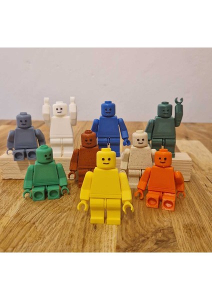 LEGO Man Figür Oyuncak 13 cm 1 Adet Istediğiniz Renk