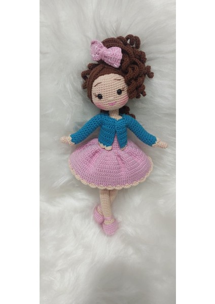 Pembe Nazlı Amigurumi Organik Oyuncak