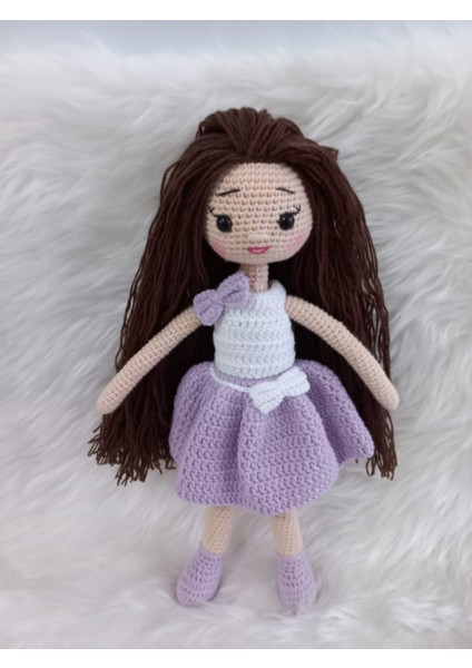 Lila Hira Amigurumi Örgü Oyuncak