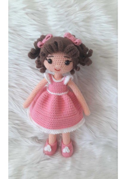 Pembe Gül Organik Örgü Oyuncak modelleri