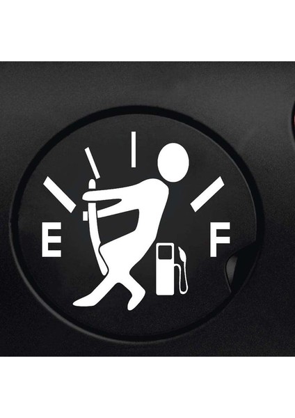 Araba Yakıt Deposu Kapağı Sticker Oto Aksesuar Sticker 13 X 17 Cm