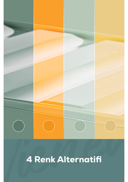 20LI Buzdolabı Düzenleyici Organizer Mikrodalgaya Uygun Difriz Saklama Kabı Turuncu modelleri