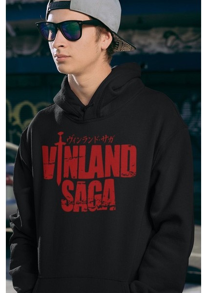Vinland Saga Anime Dizi Yazılı Unisex Oversize Hoodie