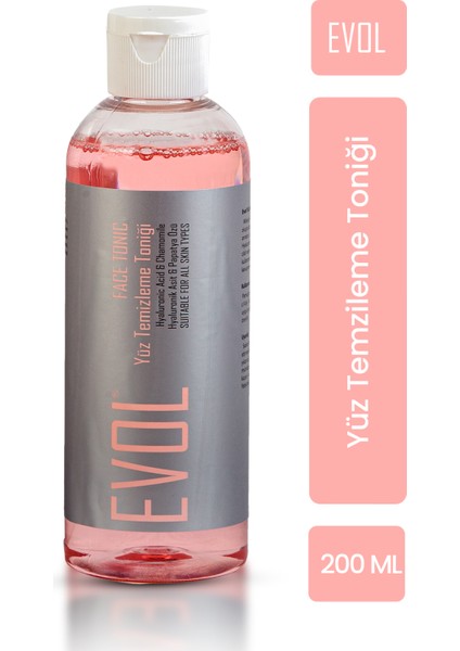 Yüz Temizleme Toniği Hassas Ciltler Gözenek Sıkılaştırıcı Akne Karşıtı Siyah Nokta Temizleme 200 ml