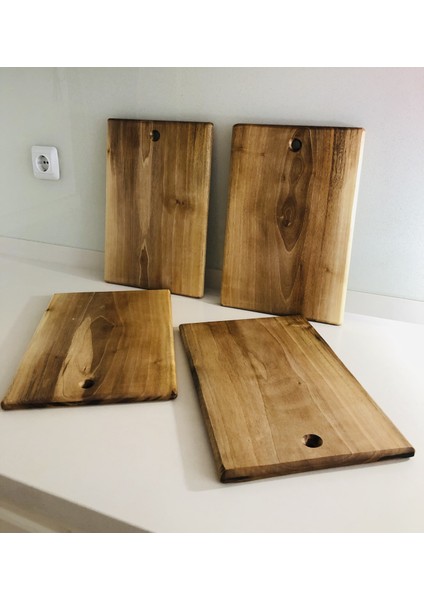 Befawood Ceviz Ahşap Tek Parça Kesme Tahtası-Sofra Tahtası-Sunum-Tahtası-Yufka Tahtası- Ahşap Tahta
