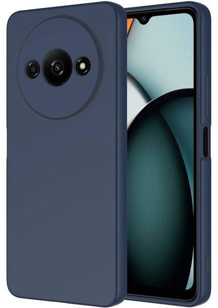 Realme C61 Kılıf First Silikon - Lacivert 13