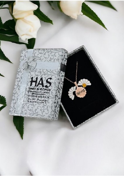 Papatya Kolye 925 Ayar Gümüş