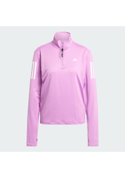 Adidas Own The Run Half-Zip Kadın Sweatshirt