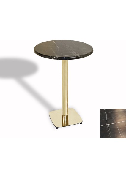 Tokyo Bistro Werzalit Masa Yuvarlak 60 cm (Gold) - Palazzo