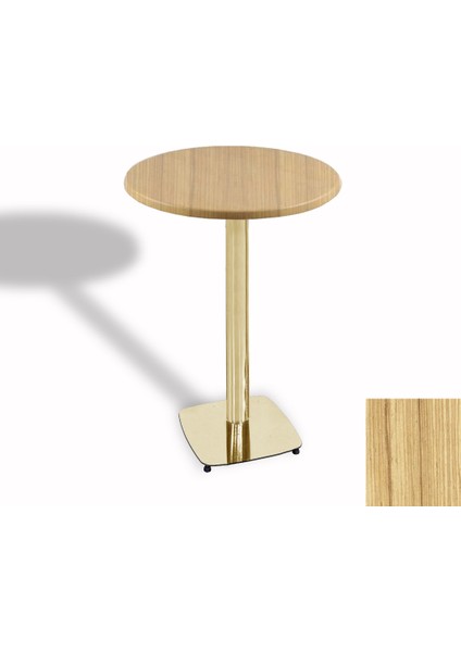 Tokyo Bistro Werzalit Masa Yuvarlak 70 cm (Gold) - Coco Bolo