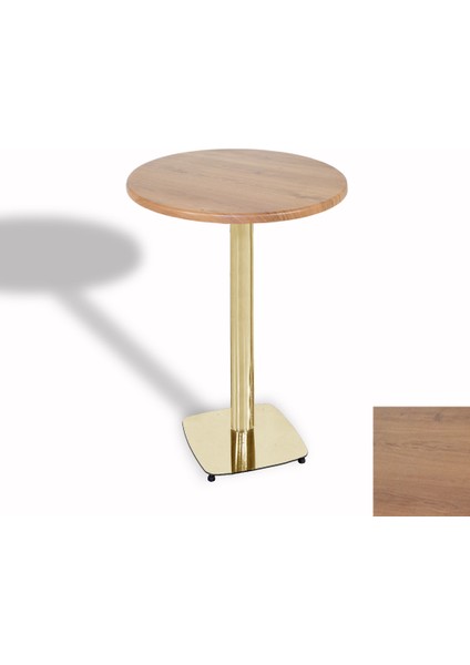 Tokyo Bistro Werzalit Masa Yuvarlak 70 cm (Gold) - Novagento