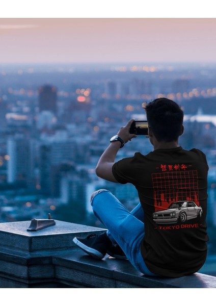 "tokyo Vibes" Oversize T-Shirt modelleri