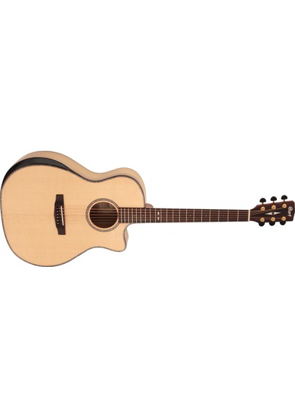 Ga-My Bevel Nat Elektro Akustik Gitar