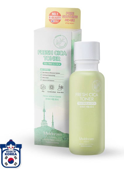 Fresh Cica Toner Nemlendirici Sebum Dengeleyici Tonik Kore 110ml fiyatları