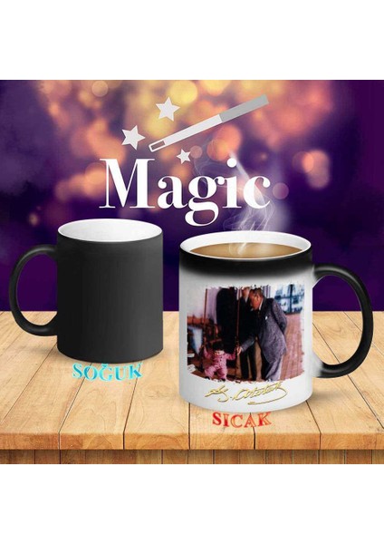 Atatürk'ün Manevi Kızı Ülkü Sihirli Kupa Bardak-ataturk920