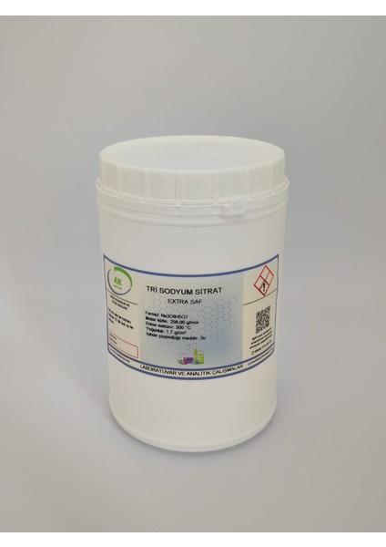 TRİSODYUM SİTRAT (Na3C6H5O) 1000 G