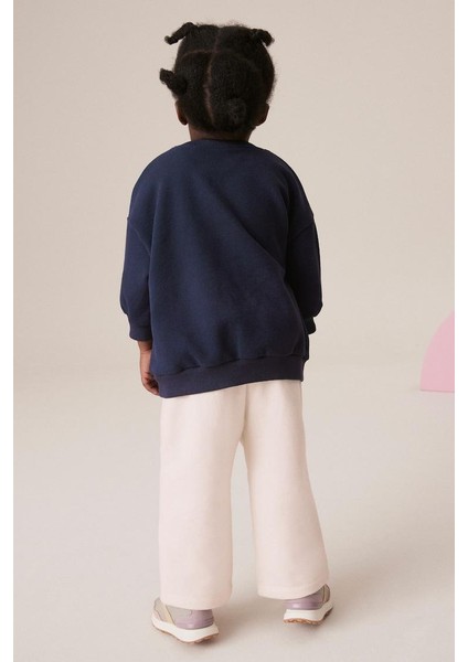 Oversize Sweatshirt ve Jogger Kız Çocuk Takımı modelleri