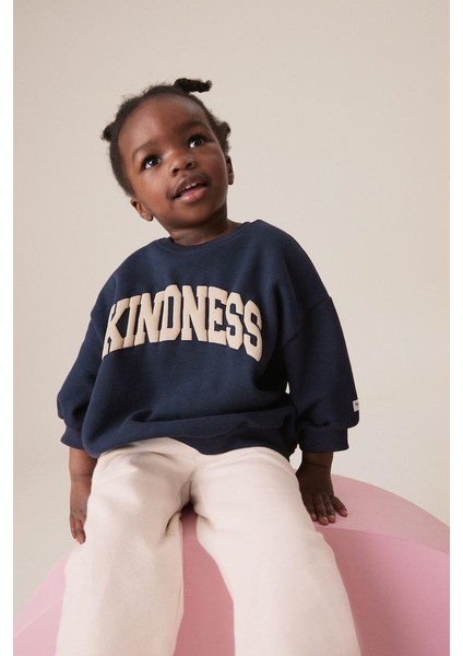 Oversize Sweatshirt ve Jogger Kız Çocuk Takımı fırsatları