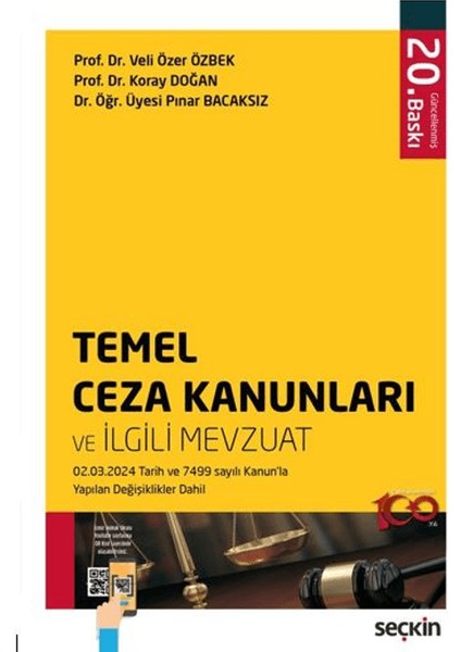 Temel Ceza Kanunları ve İlgili Mevzuat