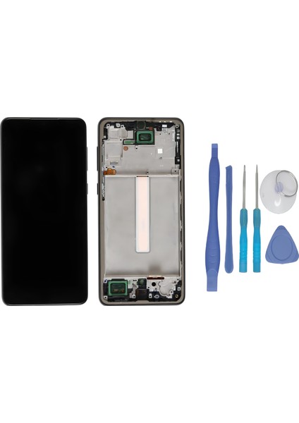 Samsung Galaxy A33 5G SM-A336 Lcd Ekran Dokunmatik Orijinal Kalite ÇITALI SİYAH + TAMİR SETİ