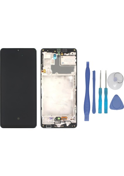 - Samsung Galaxy A42 5G SM-A426 Lcd Ekran Dokunmatik - A - Kalite ÇITALI + TAMİR SETİ