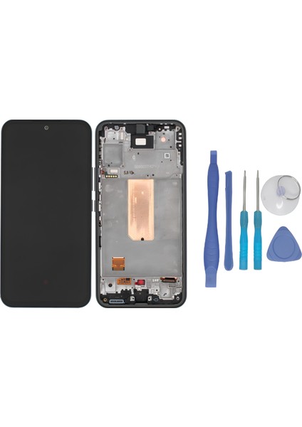 Samsung Galaxy A54 5g SMA546 LCD Ekran Dokunmatik Siyah Çıtalı + Tamir Seti