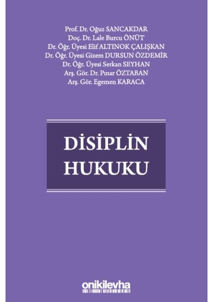 Disiplin Hukuku - Elif Altınok Çalışkan