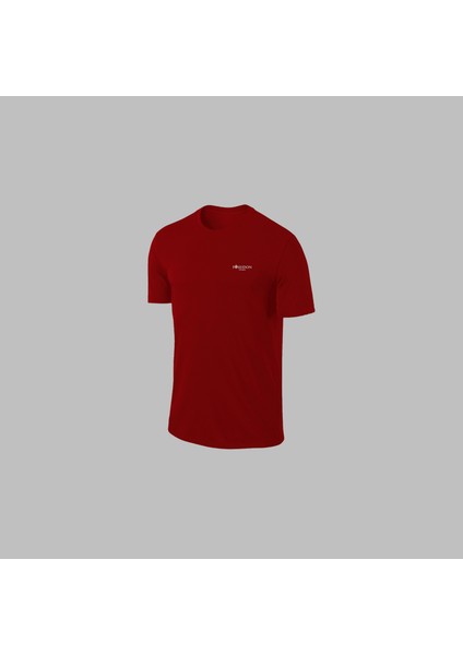 Poseidon Storm  Erkek Bordo Özel Supra Penye Kumaş Ön Cepli Rahat Yürüyüş Tshirt-Eşofman Takımı (S-3xl)