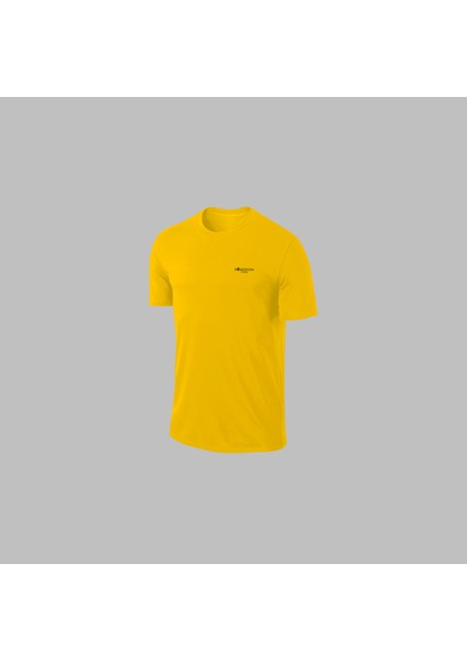 Erkek Sarı Özel Supra Penye Kumaş Rahat Kesim Tshirt-Eşofman Takımı (S-3xl)