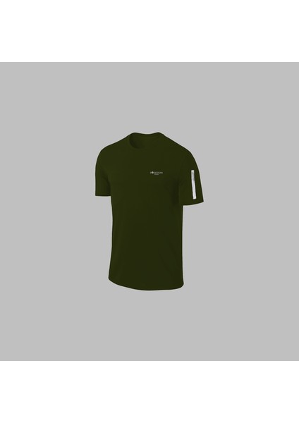 Büyük Beden Erkek Haki Özel Supra Penye Kumaş Rahat Tshirt-Eşofman Takımı (4xl- 10XL)