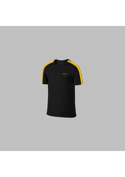 Büyük Beden Erkek Siyah Özel Supra Penye Kumaş Cep Detaylı Rahat Tshirt-Eşofman Seti (4xl- 10XL)