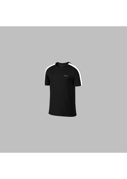 Erkek Siyah Özel Supra Penye Kumaş Fermuarlı Şık Tasarım Tshirt-Eşofman Seti S-3xl