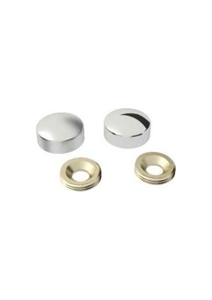 Vida Kapama Kapağı 13 mm Krom - 100 Adet