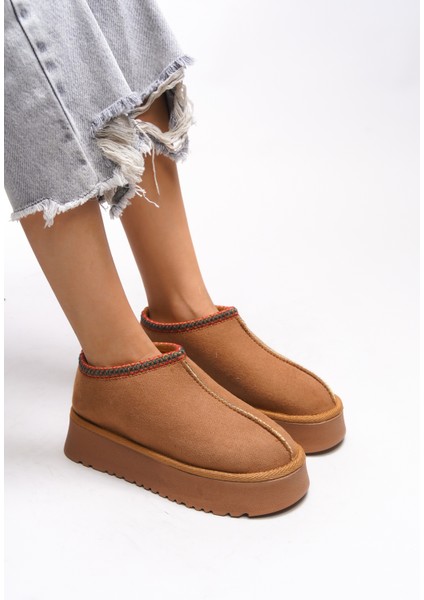 Frilvalor Kadın Yüksek Tabanlı Kısa Rahat Bot 0012202