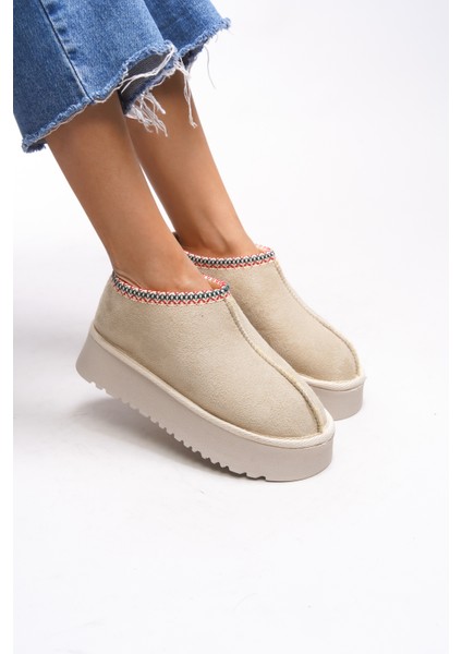 Frilvalor Kadın Yüksek Tabanlı Kısa Rahat Bot 0012202