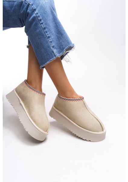 Frilvalor Kadın Yüksek Tabanlı Kısa Rahat Bot 0012202 fiyatları