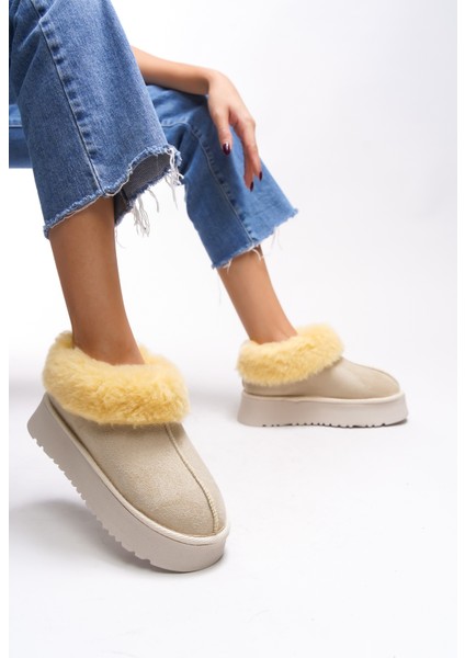 Loralath Kadın Yüksek Tabanlı Kürklü Rahat Bot 0012203 modelleri