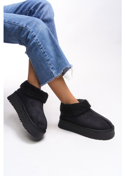 Loralath Kadın Yüksek Tabanlı Kürklü Rahat Bot 0012203 fiyatları